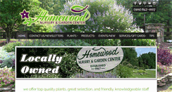 Desktop Screenshot of homewoodnursery.com